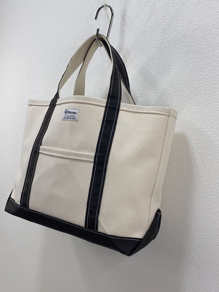 ORCIVAL Tote Bag Canvas CRM Plain KY22-113-02 2