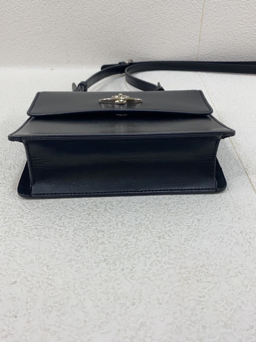 Vivienne Westwood Shoulder Bag Leather Black 4