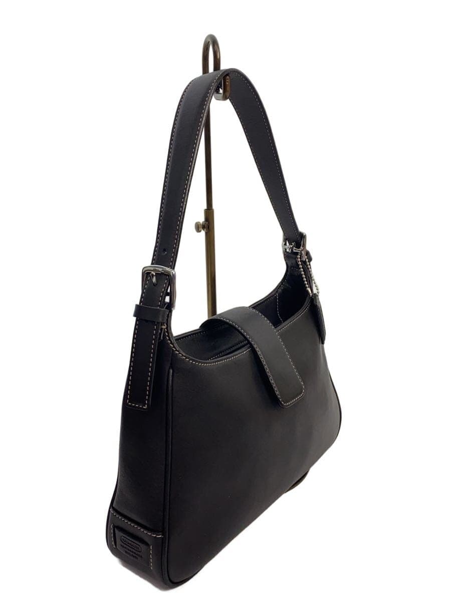 COACH Handbag Leather BLK 7789 2