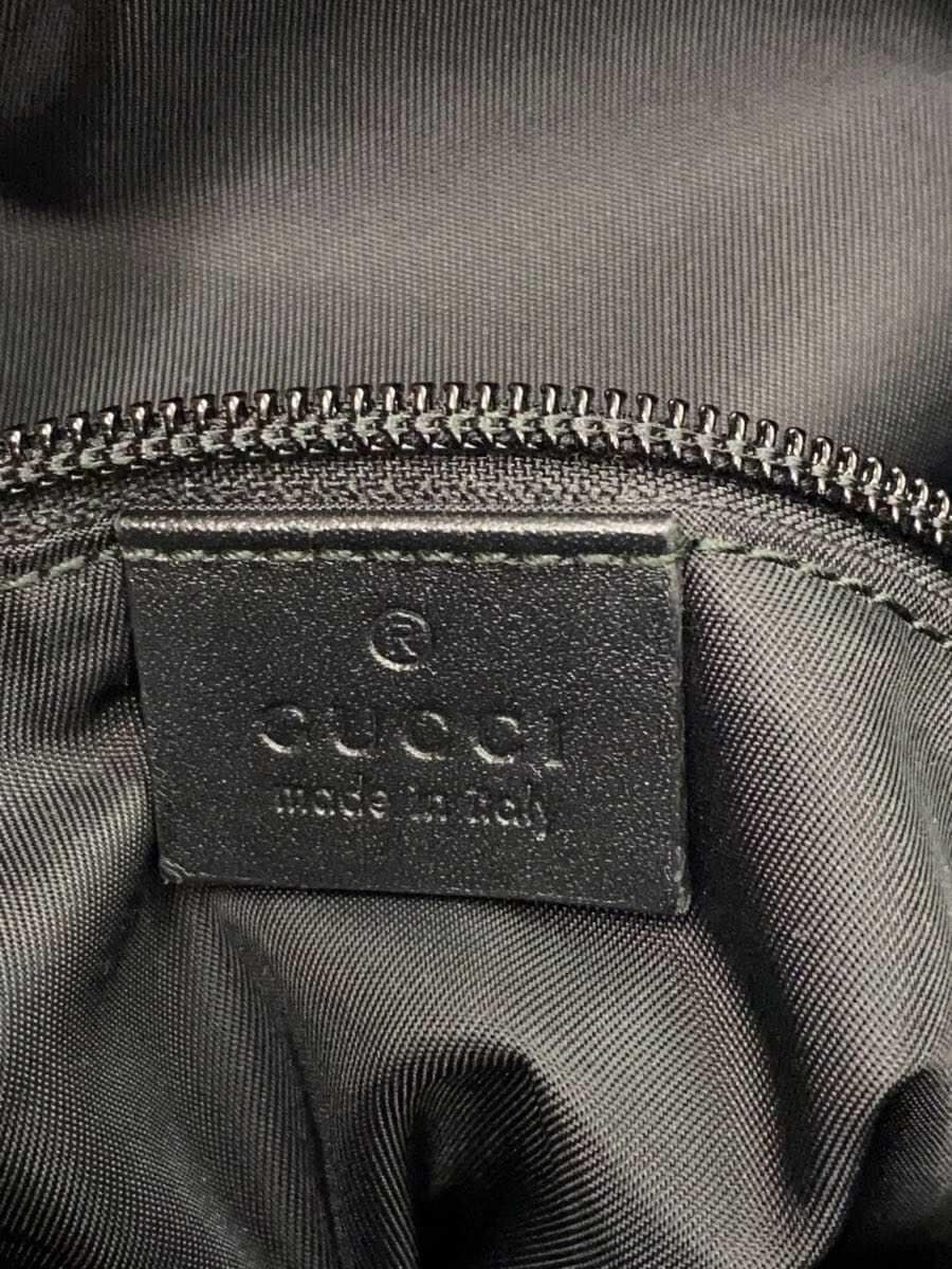 GUCCI Backpack BLK 337075 Zip Firm Edge Crack 、Fray Misshapen 5