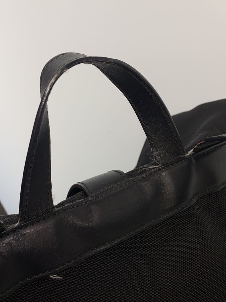 GUCCI Backpack BLK 337075 Zip Firm Edge Crack 、Fray Misshapen 8