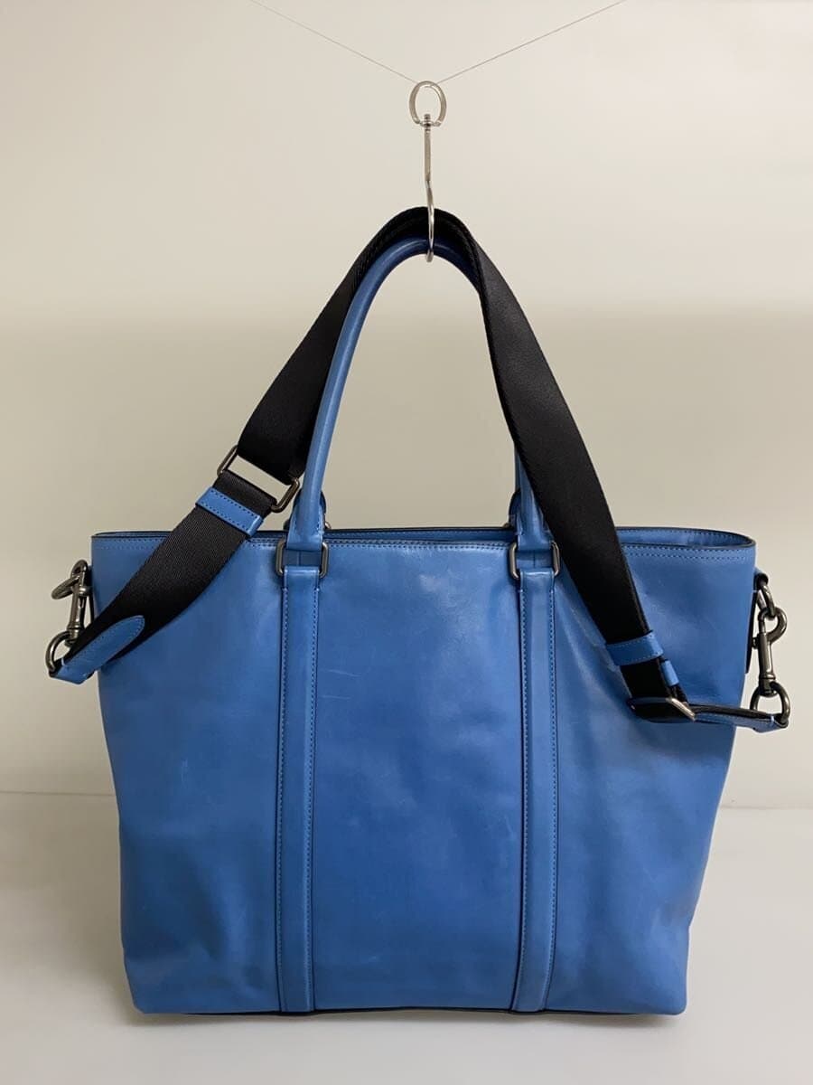 COACH Briefcase Leather BLU 24772 3