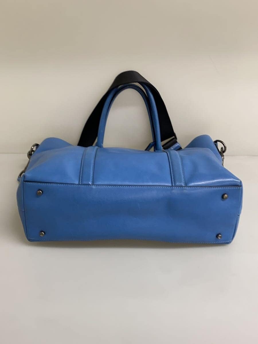 COACH Briefcase Leather BLU 24772 4