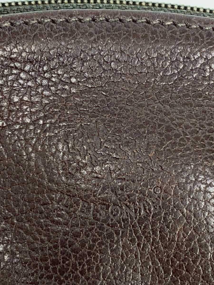 IL BISONTE Pouch Leather BRW Solid 5