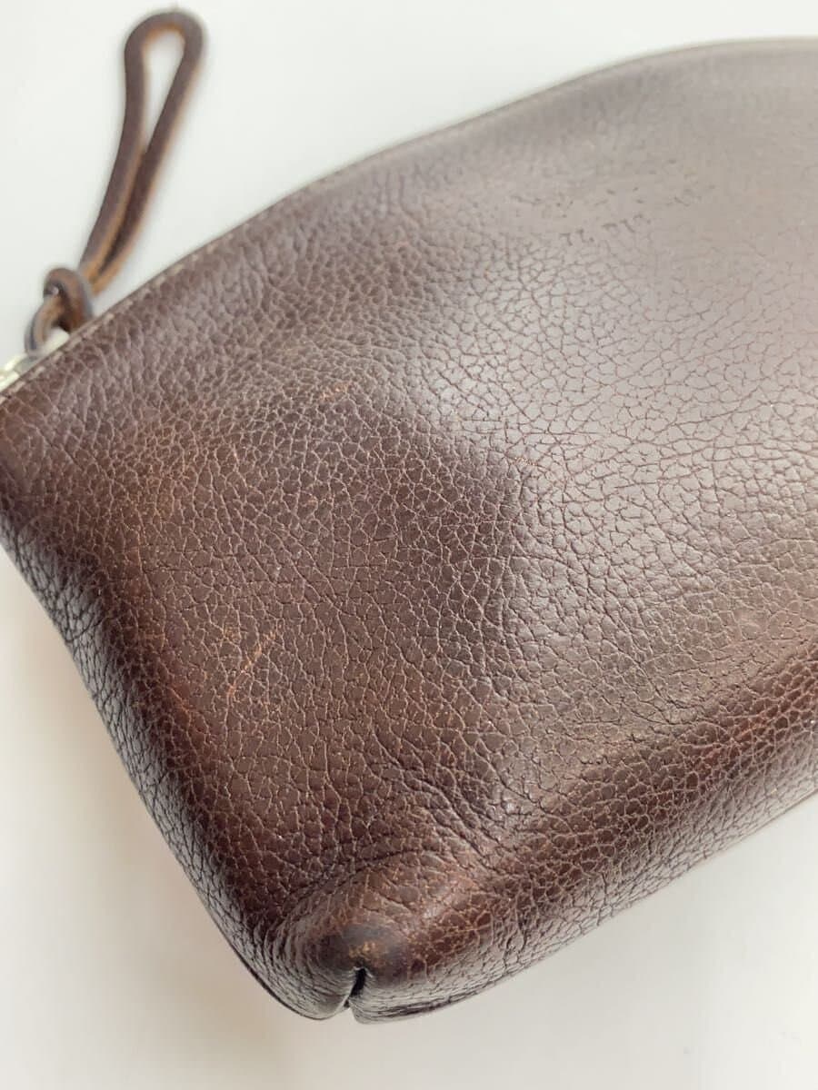 IL BISONTE Pouch Leather BRW Solid 9