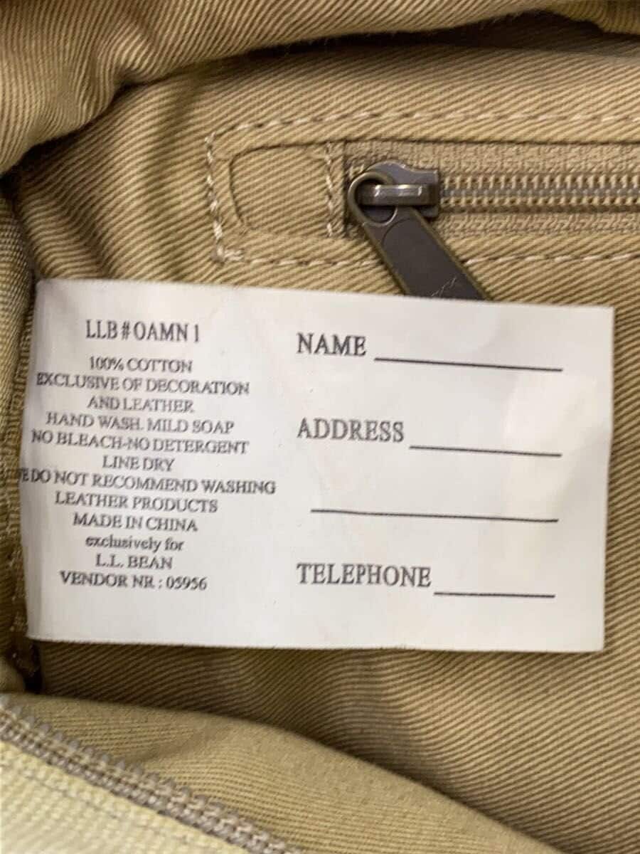 L.L.Bean Shoulder Bag Cotton BEG 6