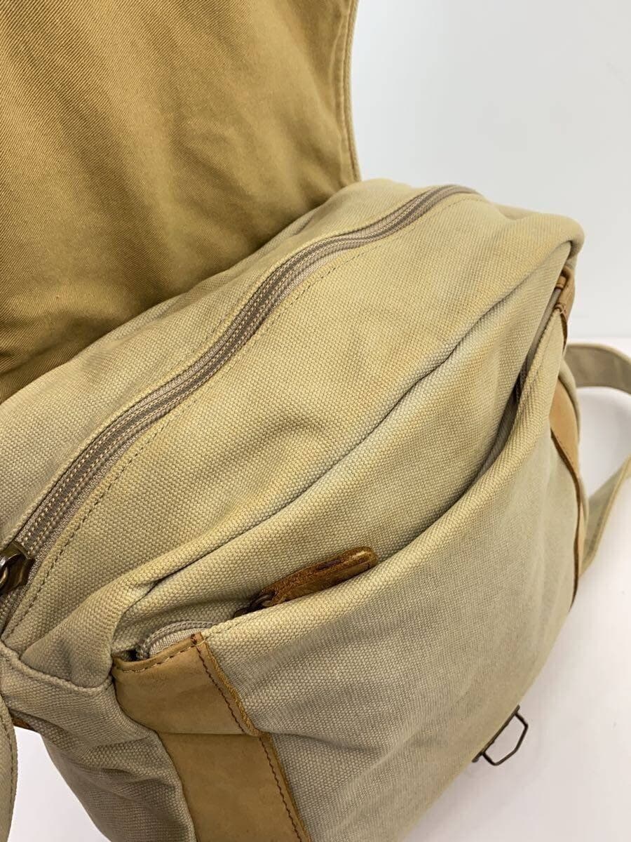 L.L.Bean Shoulder Bag Cotton BEG 8