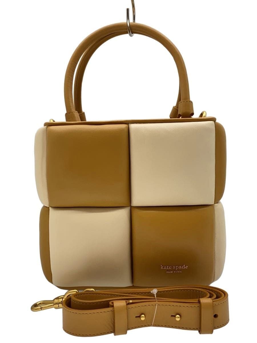 Kate Spade New York Box Color Blocked Tote Shoulder Bag CML 2-way