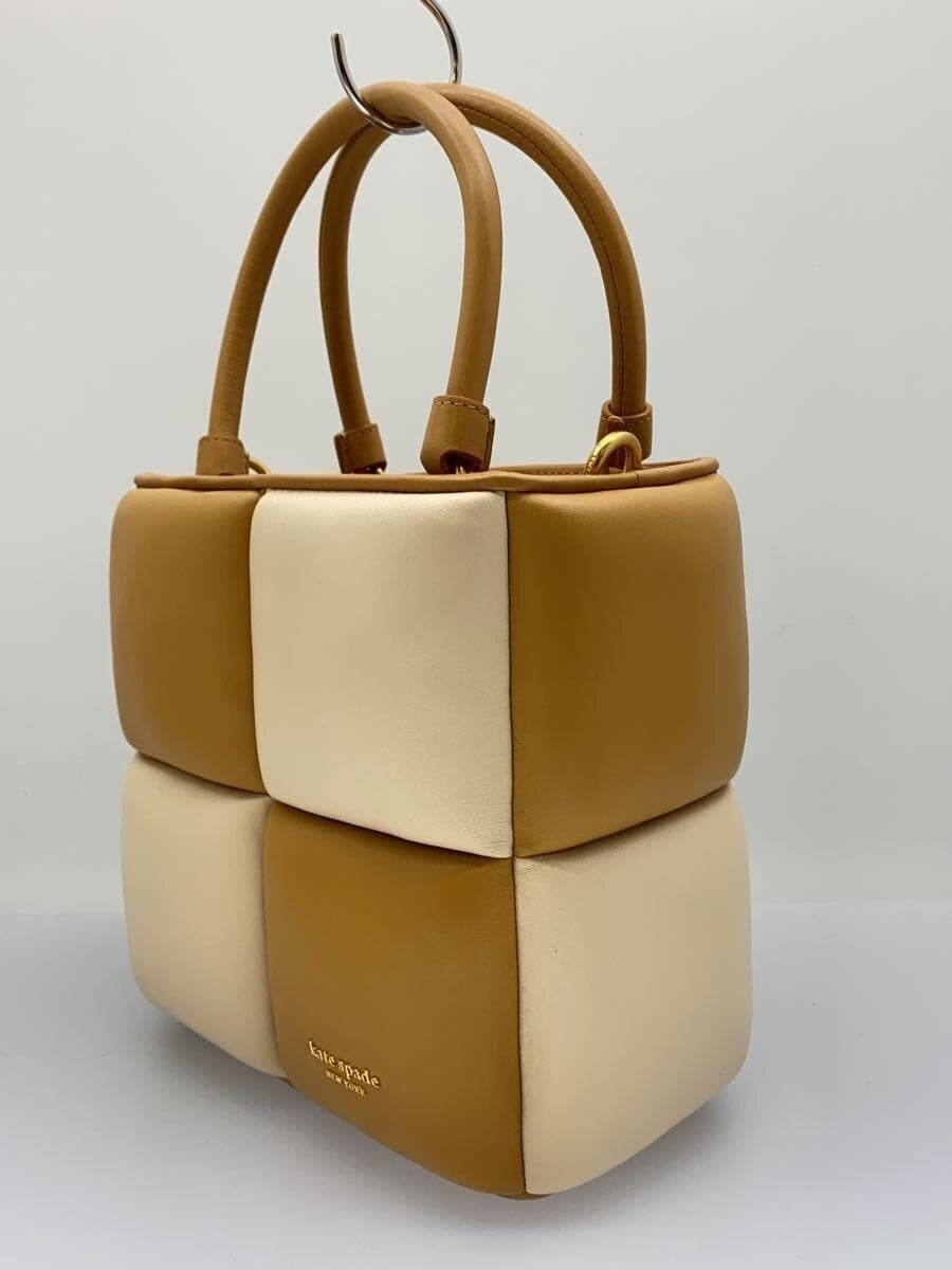 Kate Spade New York Box Color Blocked Tote Shoulder Bag CML 2-way 2