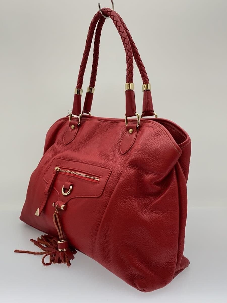 Other brand tote bag Leather RED XN3038-144 2