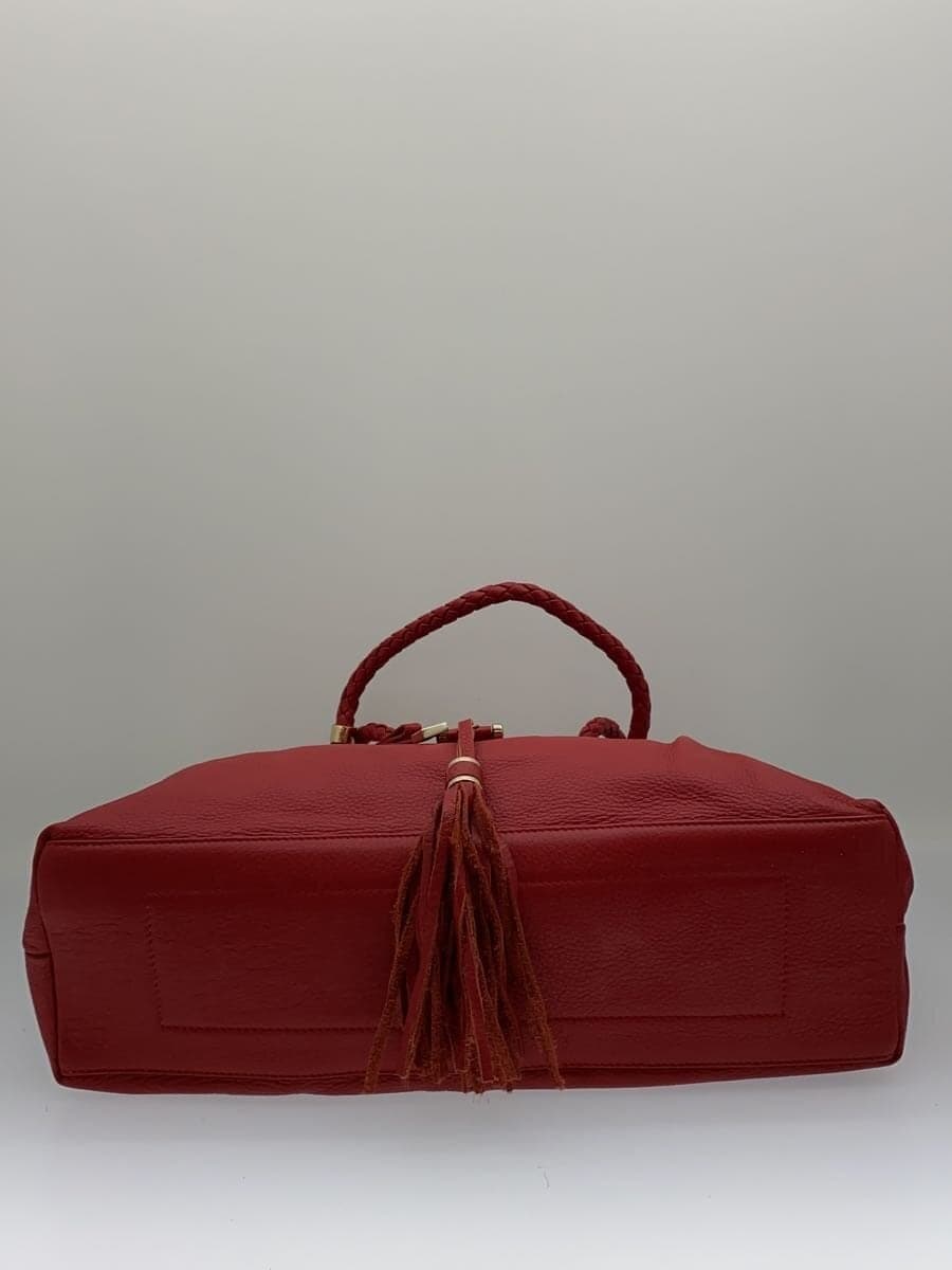 Other brand tote bag Leather RED XN3038-144 4