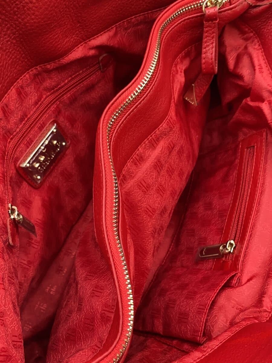 Other brand tote bag Leather RED XN3038-144 6