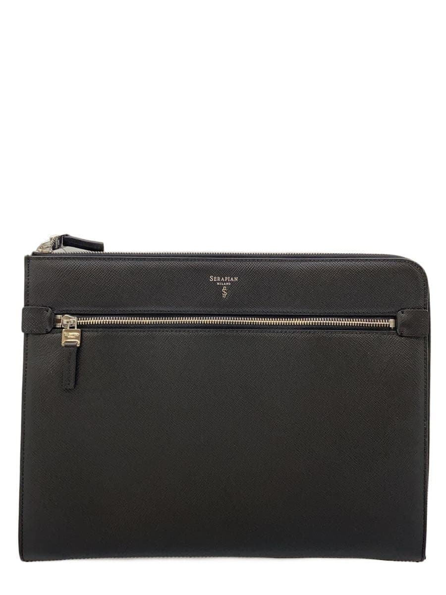SERAPIAN clutch bag leather