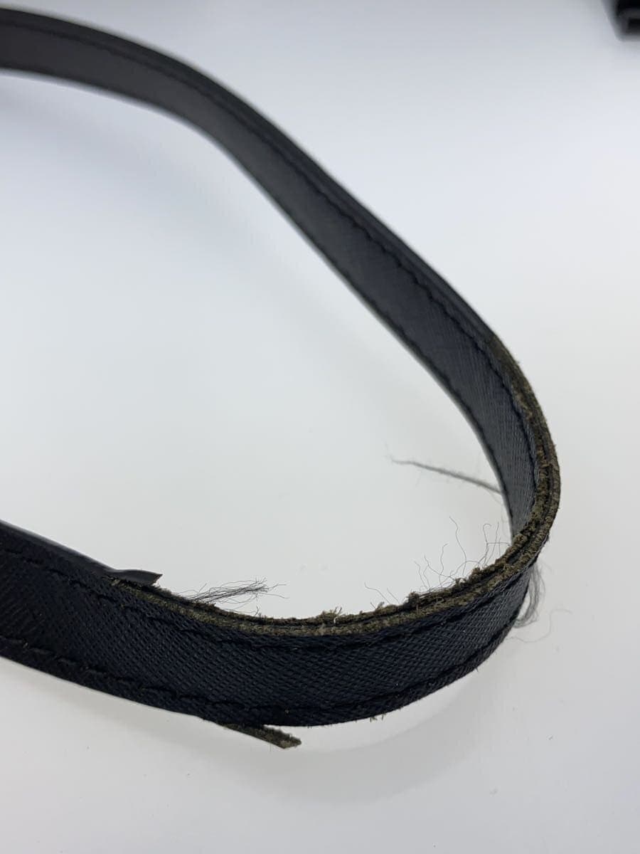 MICHAEL KORS tote bag leather BLK OP-1606 corner wear on handle leather 7