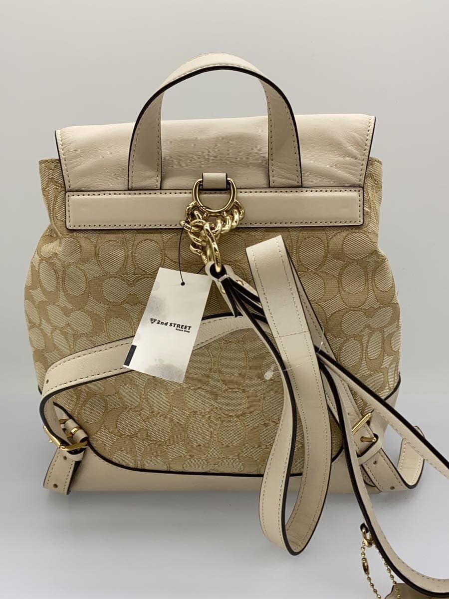 COACH Backpack Signature Beige -- CRM F73313 IMDQC 3