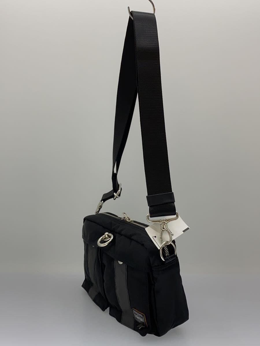 PORTER shoulder bag -- BLK plain 2