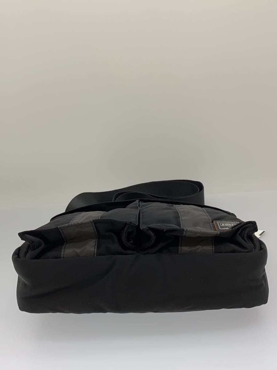 PORTER shoulder bag -- BLK plain 4