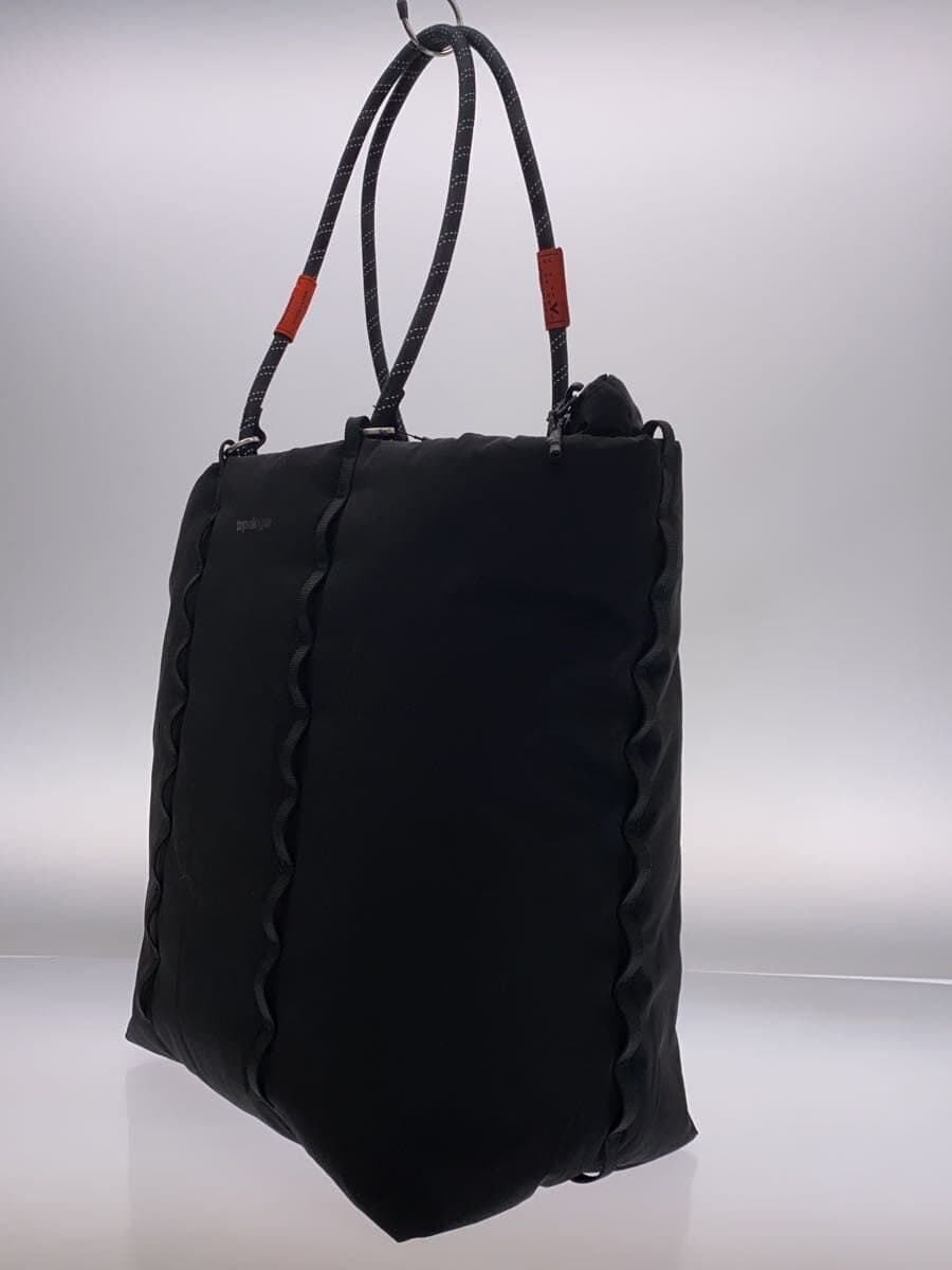 Topologie Cloud Tote 10mm Rope Loop Metal Cloud Tote Bag Polyester BLK 2