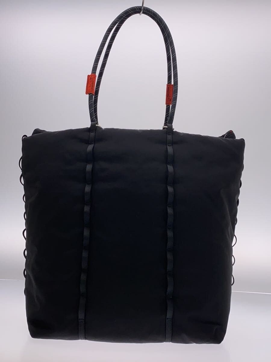 Topologie Cloud Tote 10mm Rope Loop Metal Cloud Tote Bag Polyester BLK 3