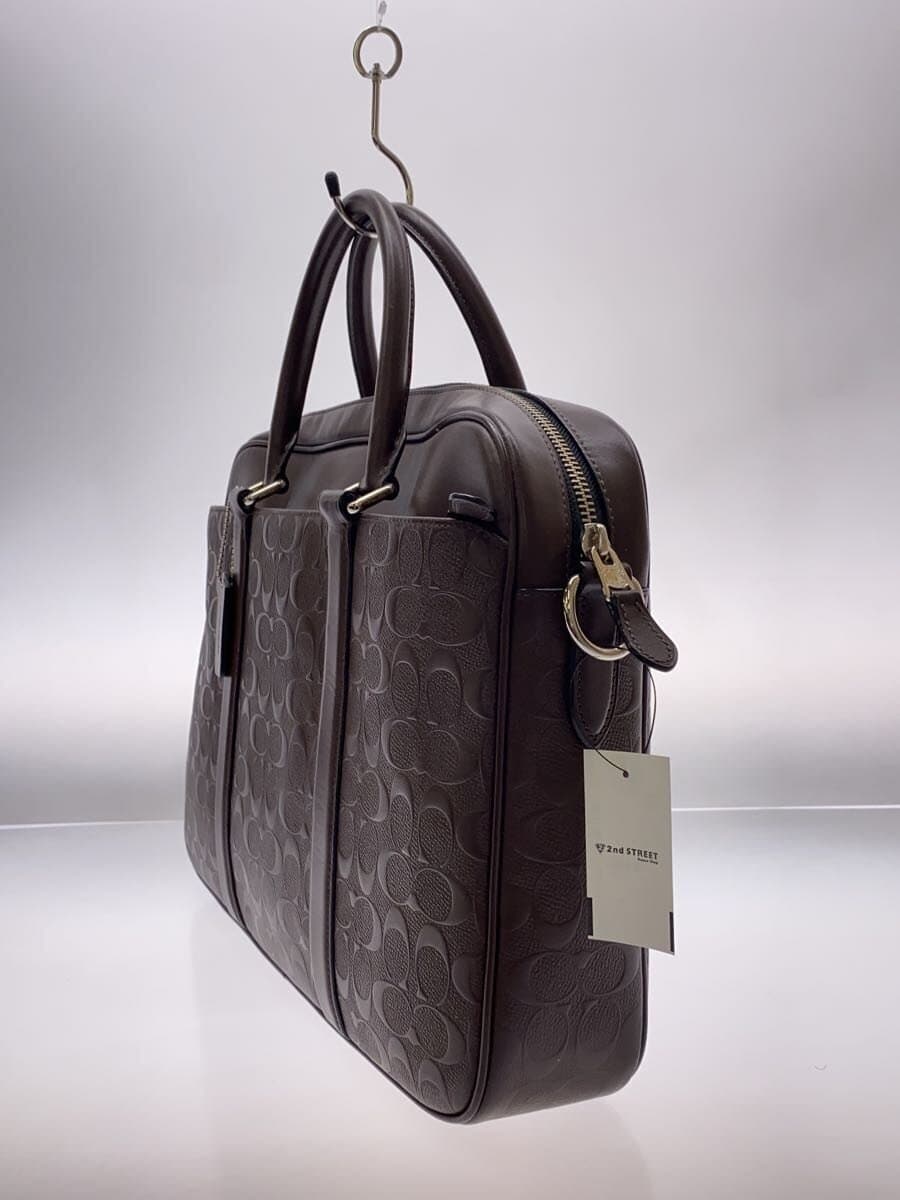 COACHSIGNATURE LEATHER PERRY SLIM BRIEF Perry Briefcase Leather F72230 2