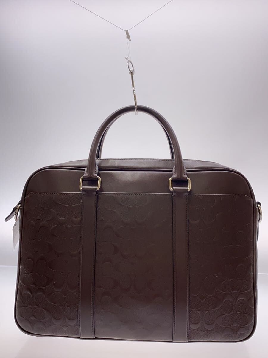 COACHSIGNATURE LEATHER PERRY SLIM BRIEF Perry Briefcase Leather F72230 3