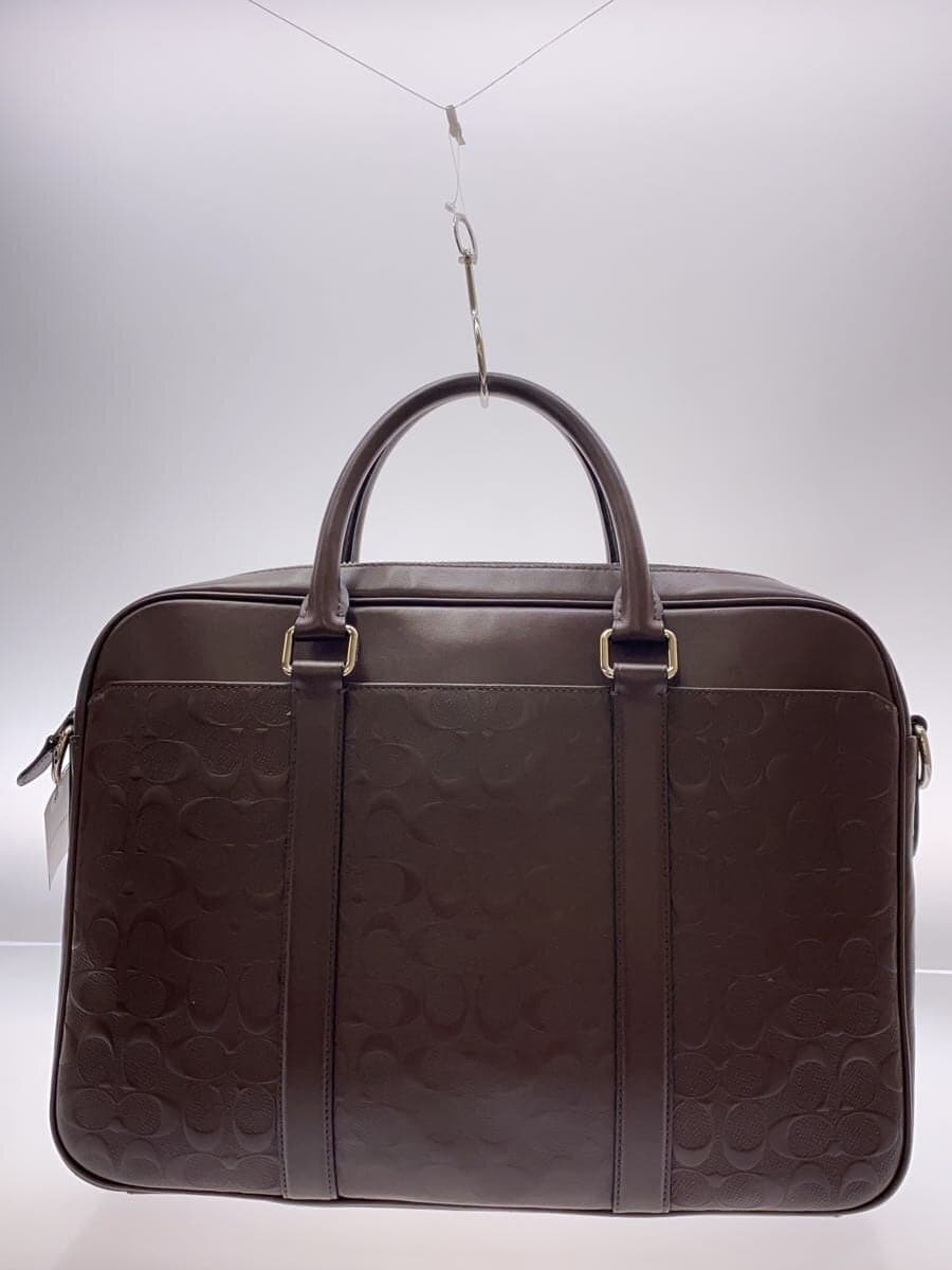 COACHSIGNATURE LEATHER PERRY SLIM BRIEF Perry Briefcase Leather F72230 3