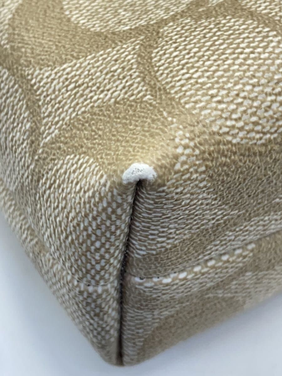 COACH Signature File Bag Shoulder Bag Leather WHT All Over Pattern F58297 7