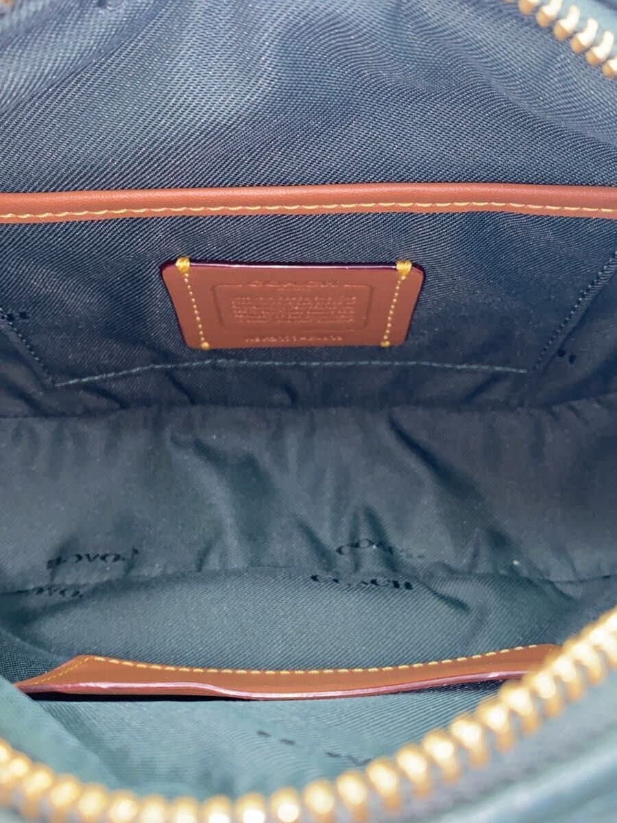 COACH Leather Camera Bag Camera Bag Shoulder Bag Leather GRN C4813 6