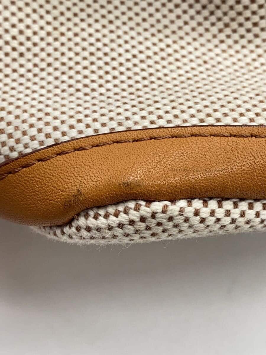 SOMES SADDLE Leather Handle Tote Bag Handbag Canvas Solid 9