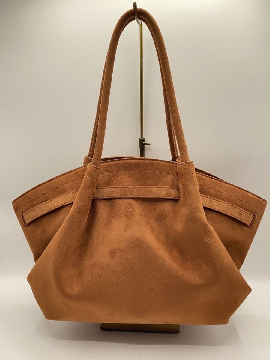 JW PEI Hana Medium Faux Suede Tote Bag Faux Suede BRW 3