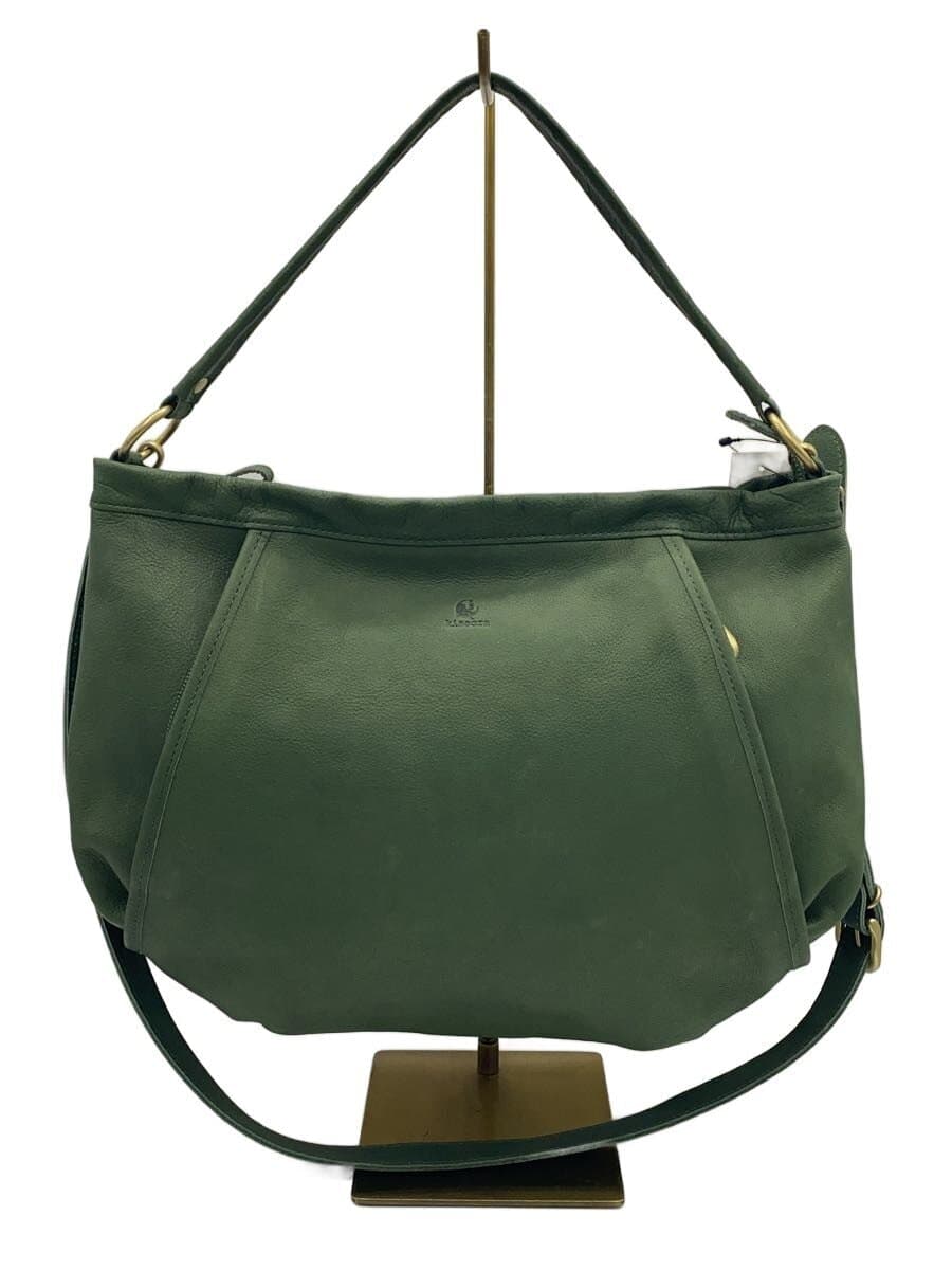 kissora2-Way Shoulder Bag Leather GRN