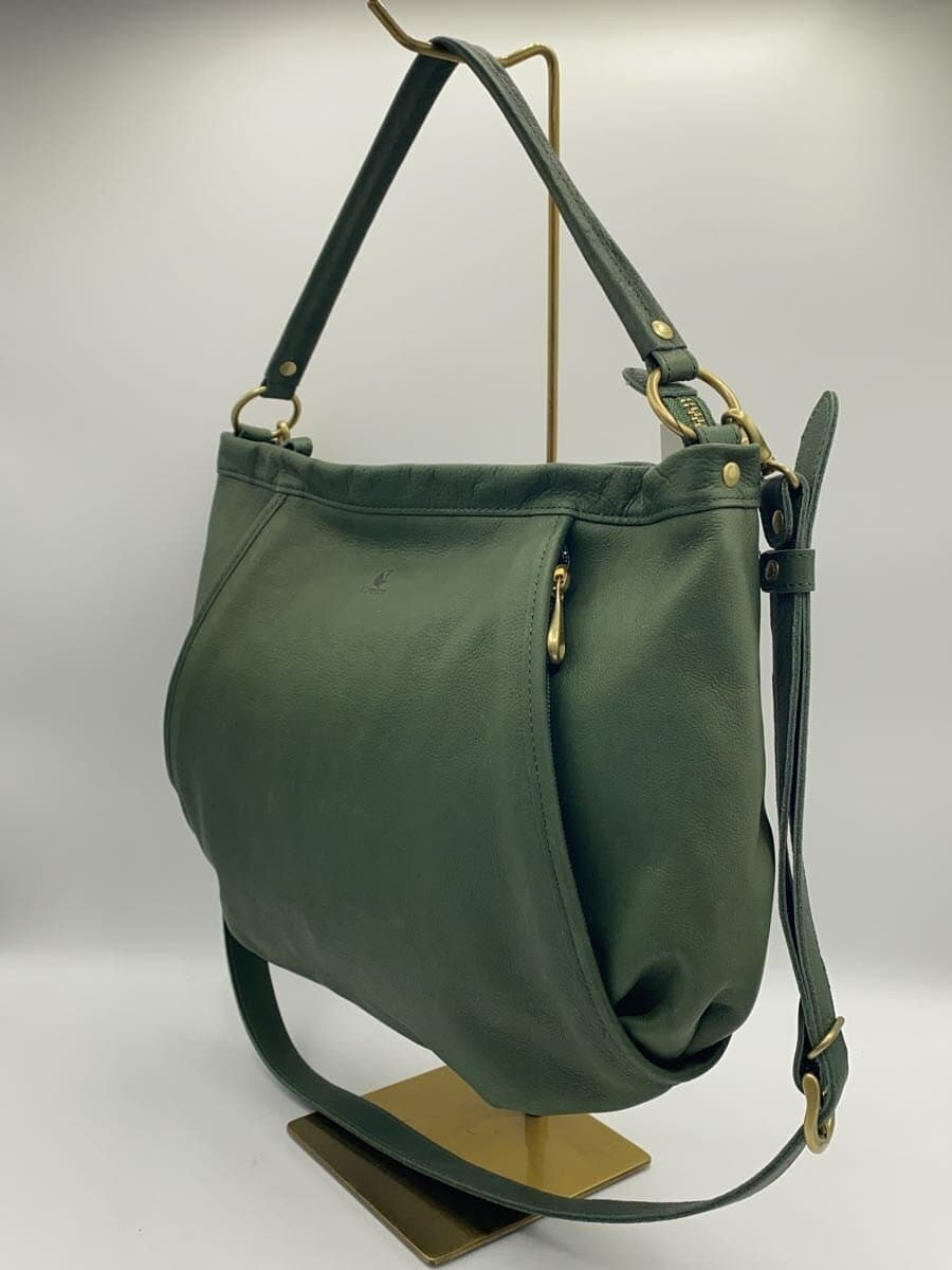 kissora2-Way Shoulder Bag Leather GRN 2