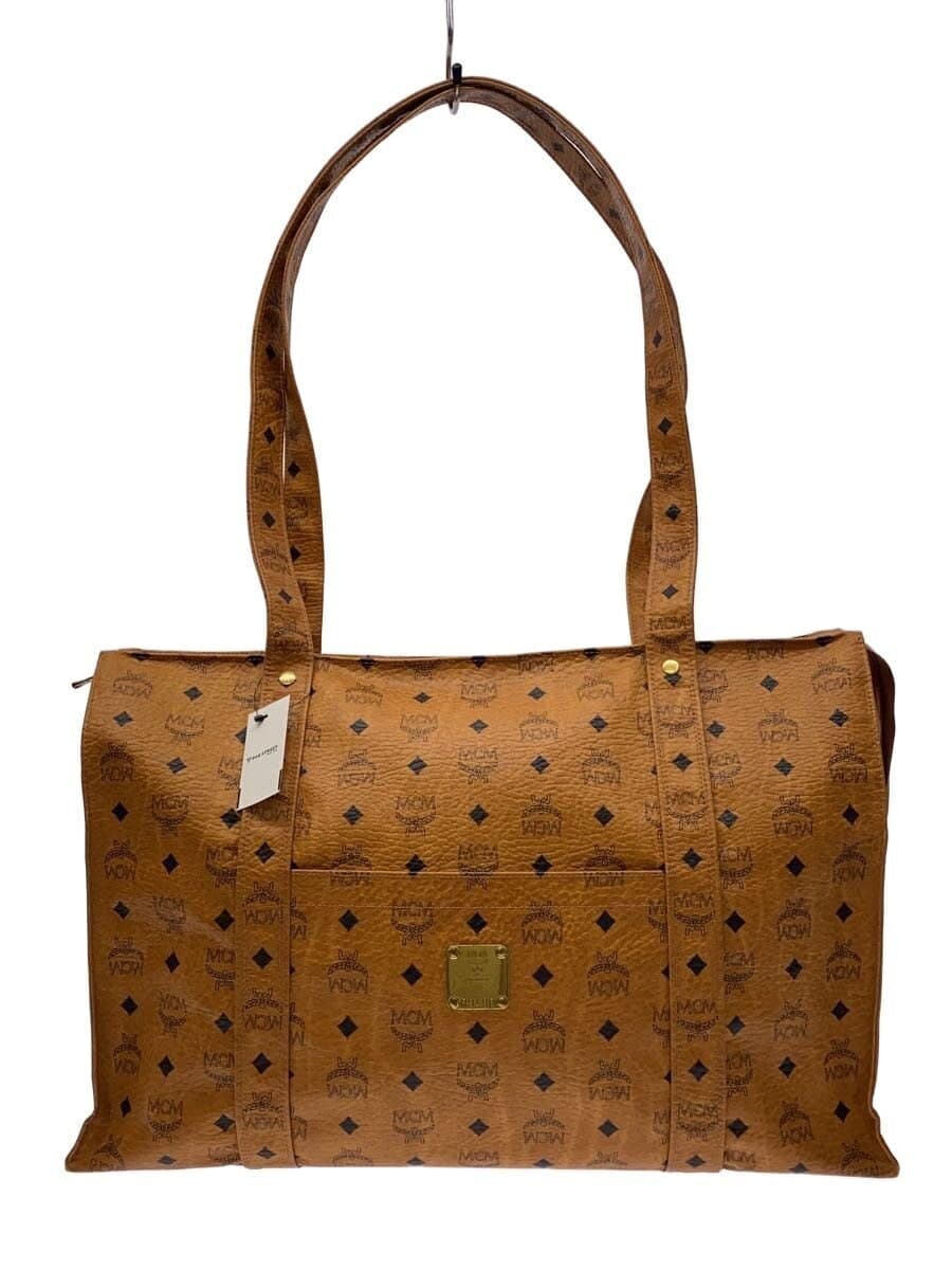 MCMOLD Visetos pattern Large tote bag Boston bag -- BRW All-over pattern