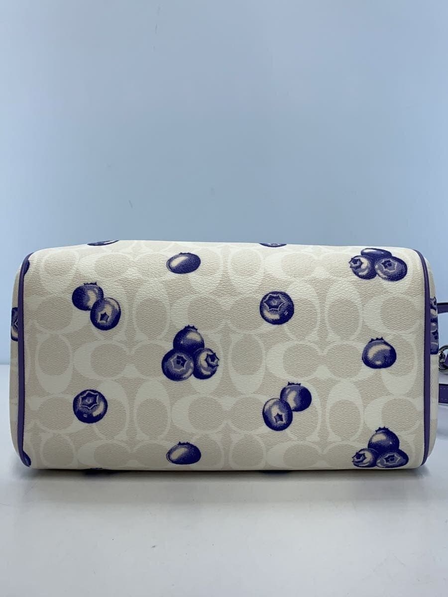 COACH Shoulder Bag WHT All Over Pattern CT216 4