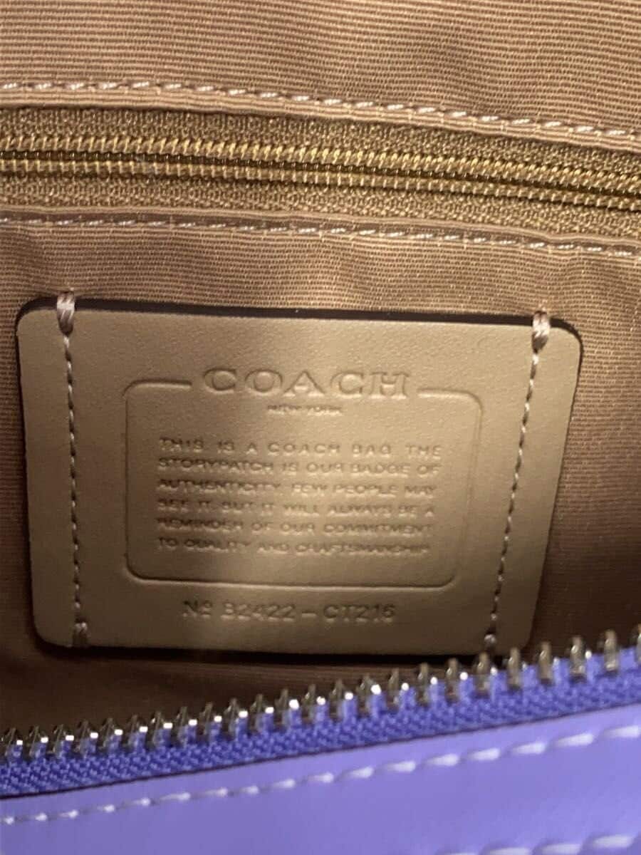 COACH Shoulder Bag WHT All Over Pattern CT216 5