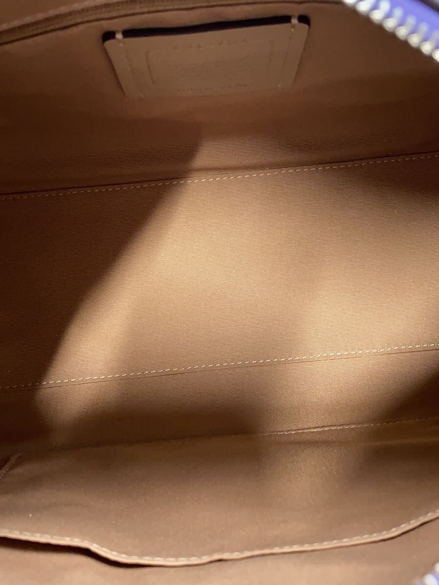 COACH Shoulder Bag WHT All Over Pattern CT216 6