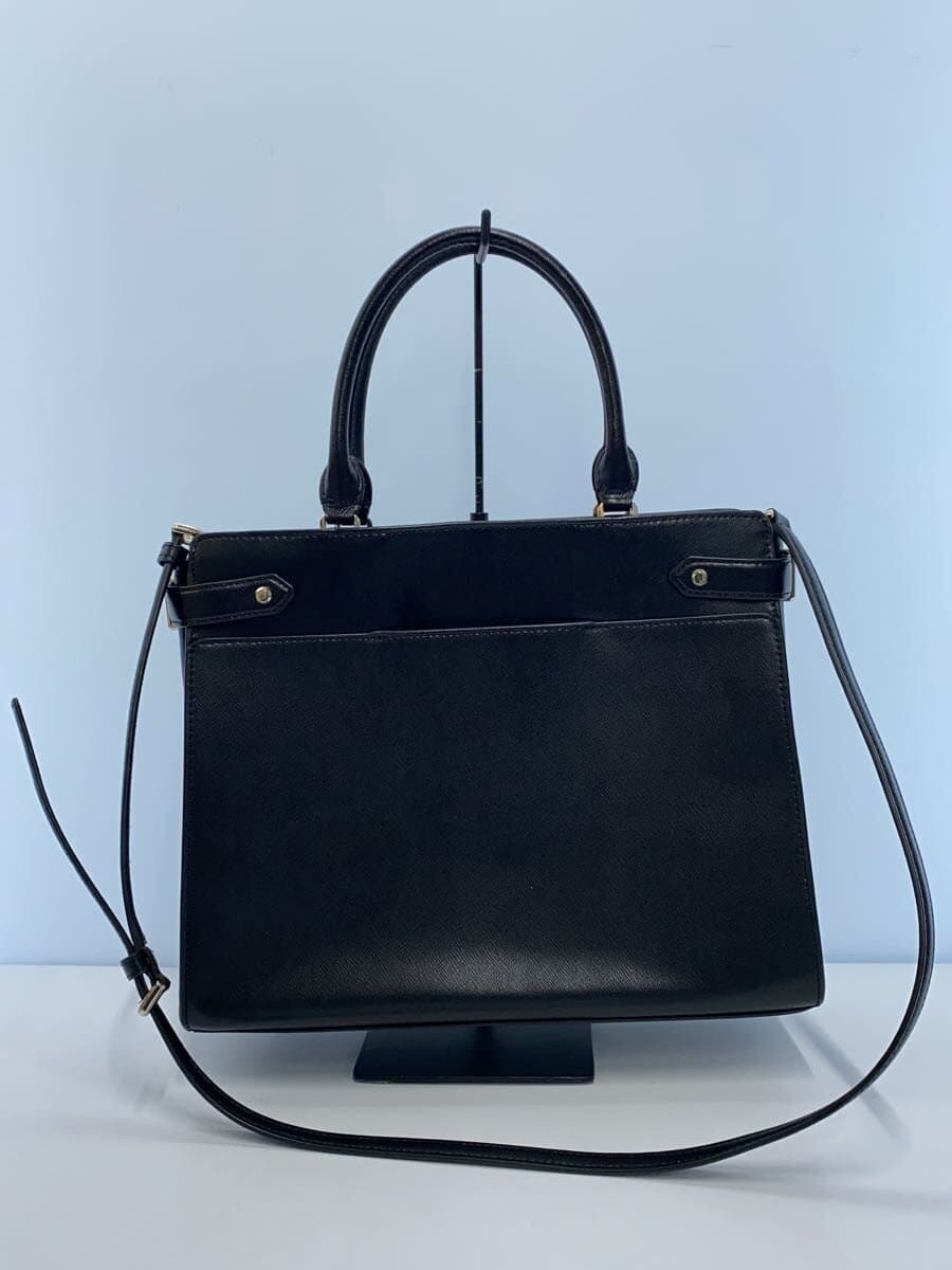 kate spade new york Tote Bag Leather BLK WKRU6951 3