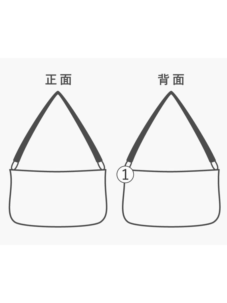 LAUREN RALPH LAUREN Turnlock Cow Leather Shoulder Bag Cowhide WHT Solid 9