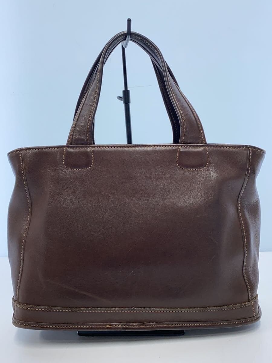 COACHOLD Handbag Leather BRD Solid 9303 With Wear 3
