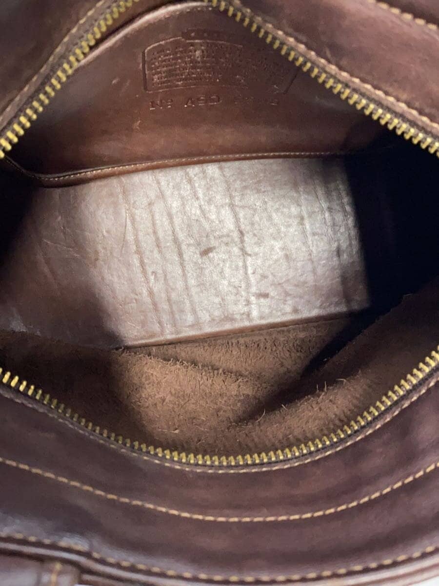 COACHOLD Handbag Leather BRD Solid 9303 With Wear 6