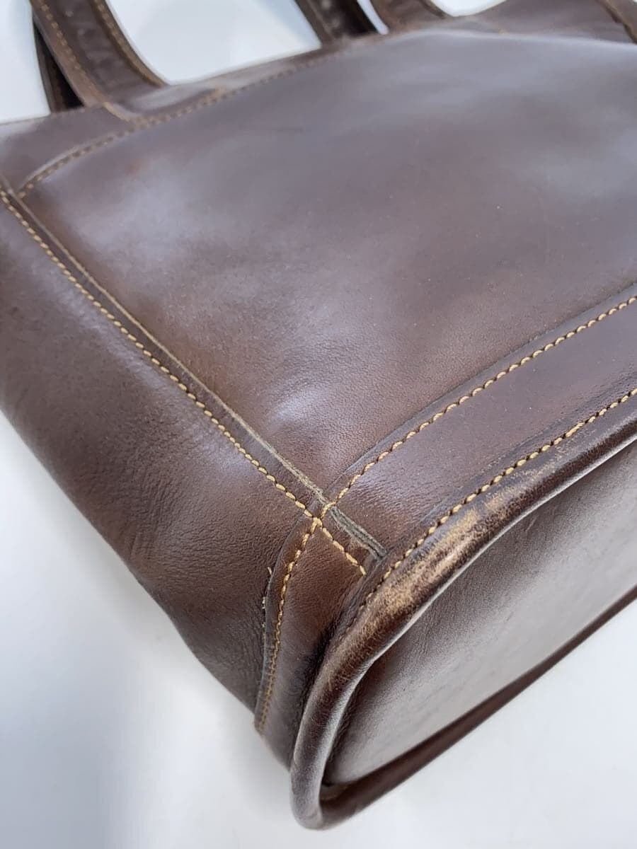 COACHOLD Handbag Leather BRD Solid 9303 With Wear 7