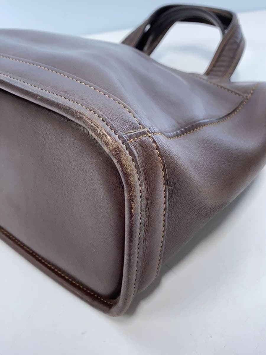 COACHOLD Handbag Leather BRD Solid 9303 With Wear 8