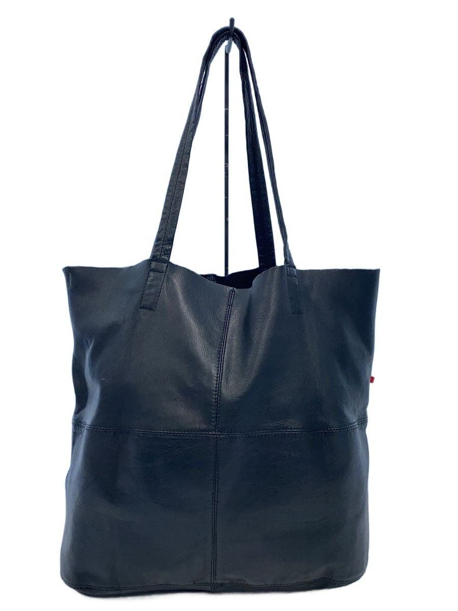 Permanent Age Tote Bag Leather BLK Solid