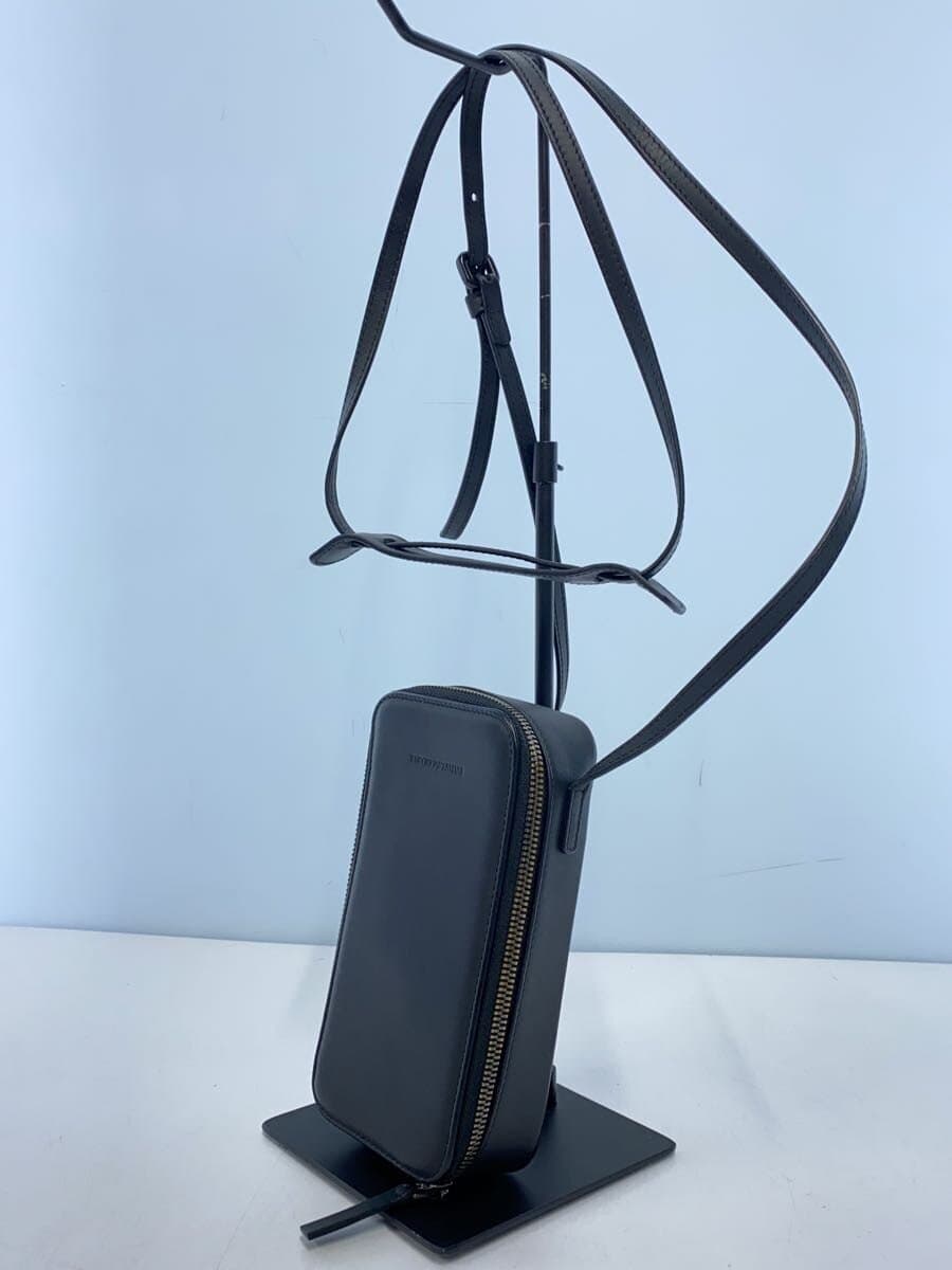 EMPORIO ARMANI Shoulder Bag Leather BLK 2