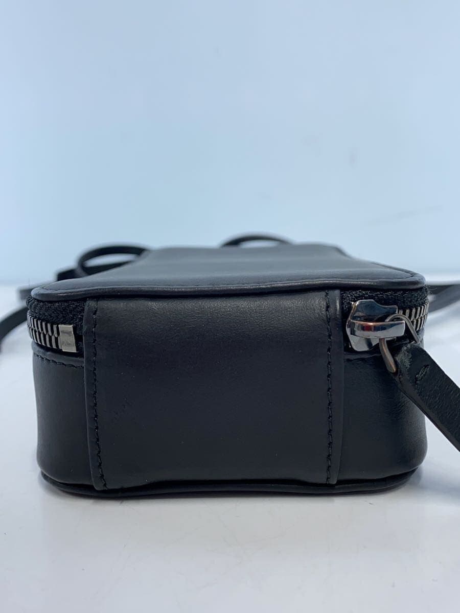 EMPORIO ARMANI Shoulder Bag Leather BLK 4