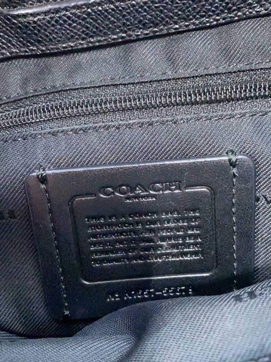 COACH Shoulder Bag_All Leather Leather BLK 5