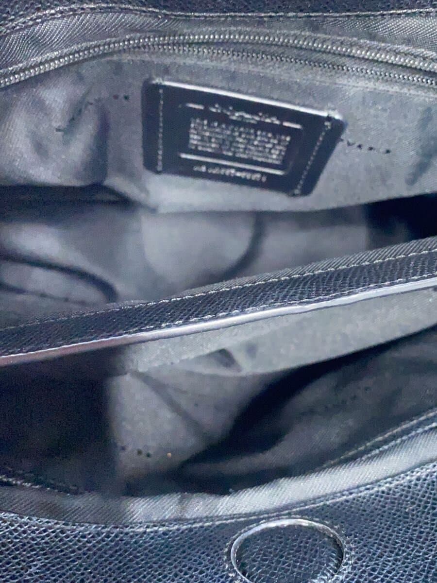 COACH Shoulder Bag_All Leather Leather BLK 6