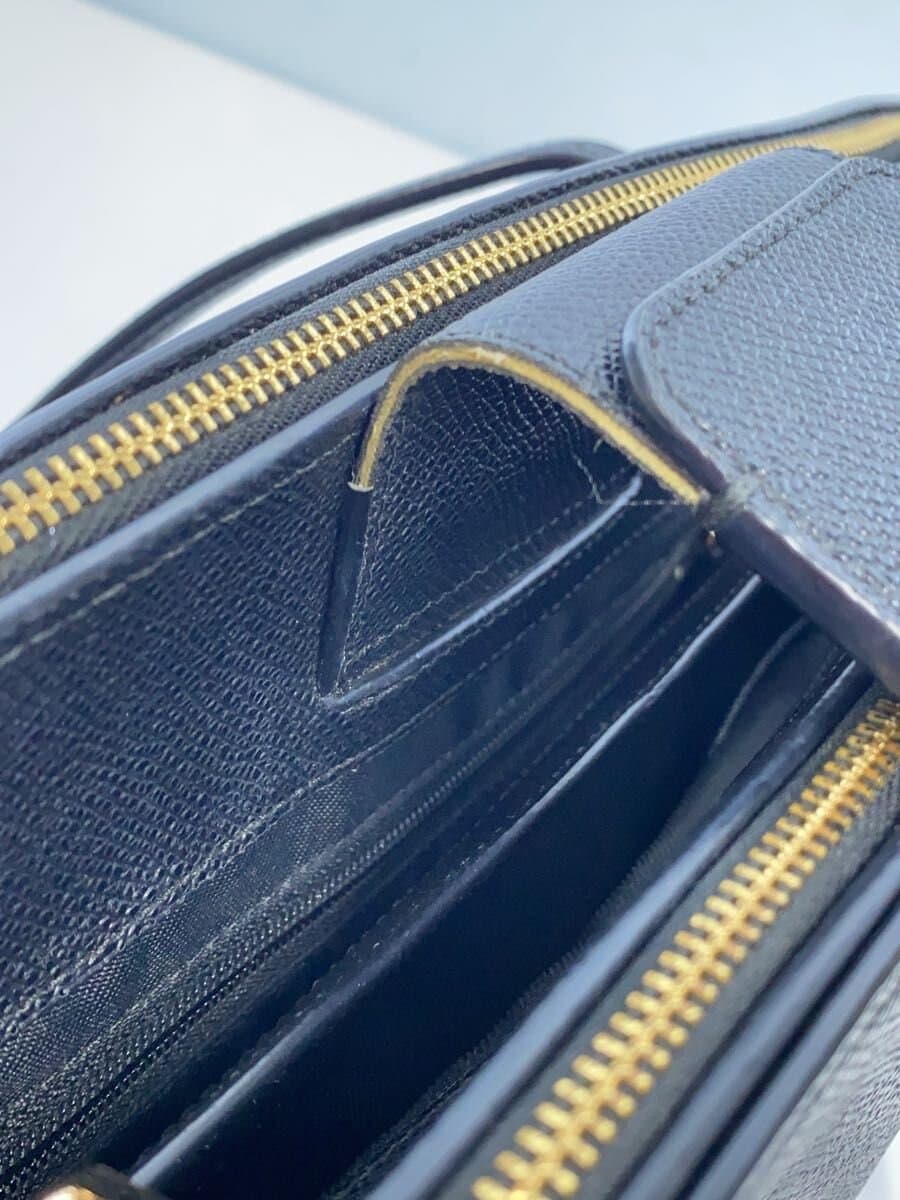 COACH Shoulder Bag_All Leather Leather BLK 7