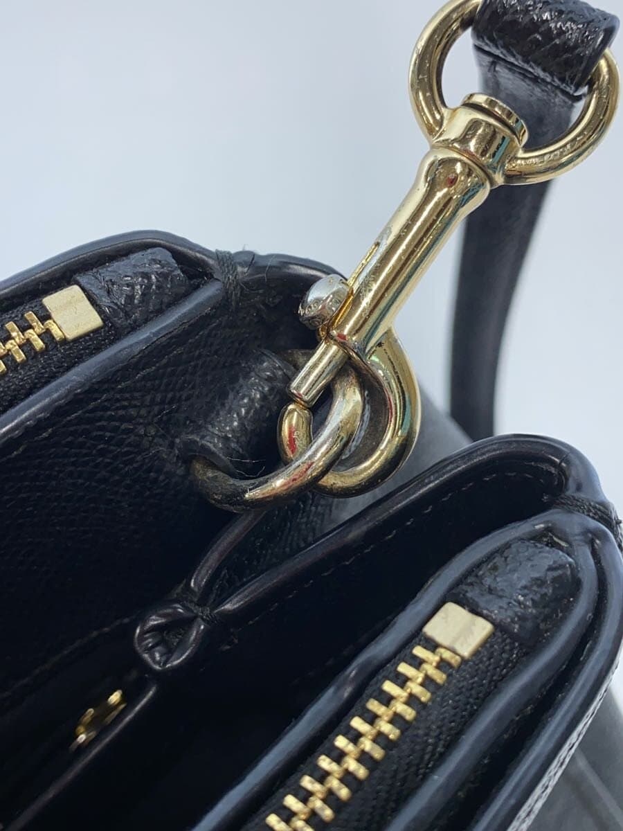 COACH Shoulder Bag_All Leather Leather BLK 8