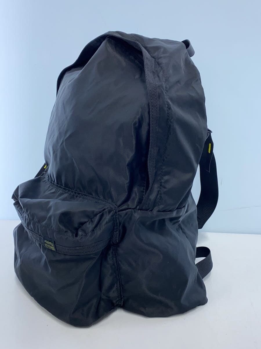 LUGGAGE LABEL CONVERTIBLE DAYPACK Nylon Black Plain 955-08956 2